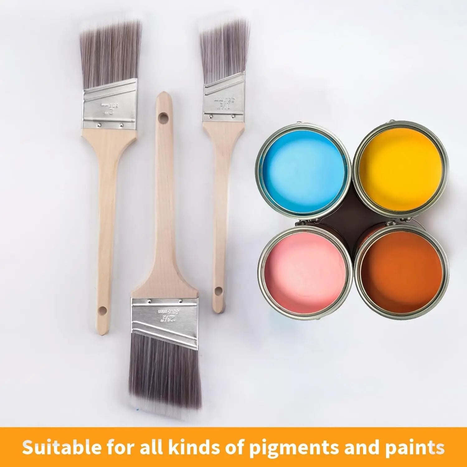 Premium Nylon Paint Brush Set for Acrylic Watercolor/Oil Painting