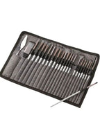 24 Piece Professional Paint Brush Set for Acrylic Oil and Watercolor Artists