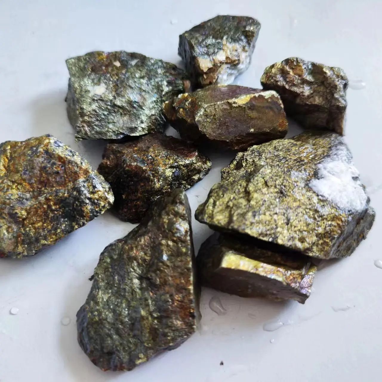 Natural Chalcopyrite Specimen Raw Copper Ore Mineral for Collectors & Classrooms