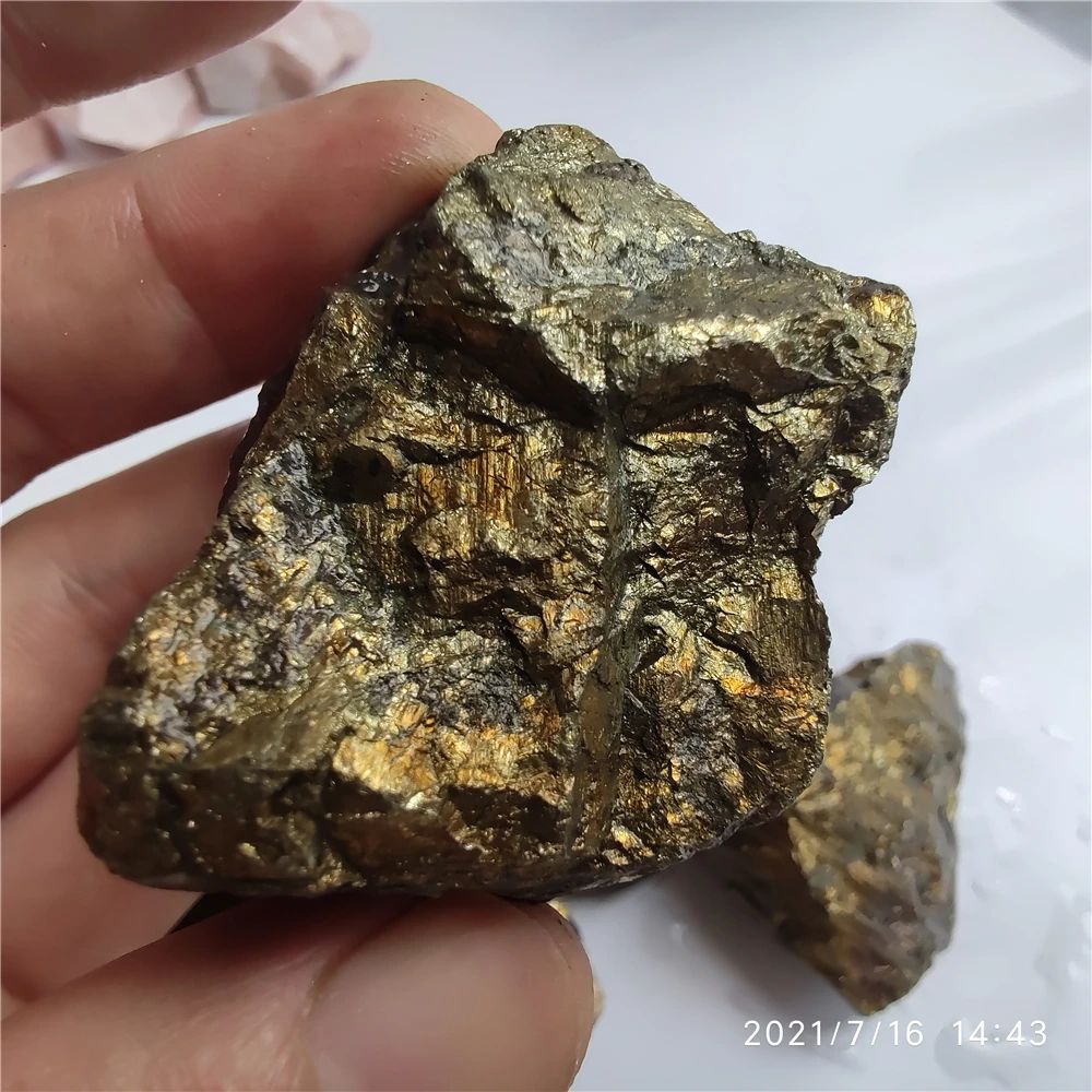 Natural Chalcopyrite Specimen Raw Copper Ore Mineral for Collectors & Classrooms