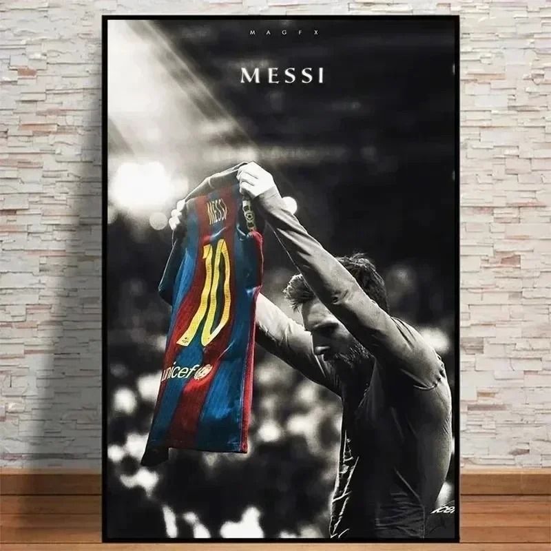 Legendary Football Heritage Lionel Messi HD Canvas Art