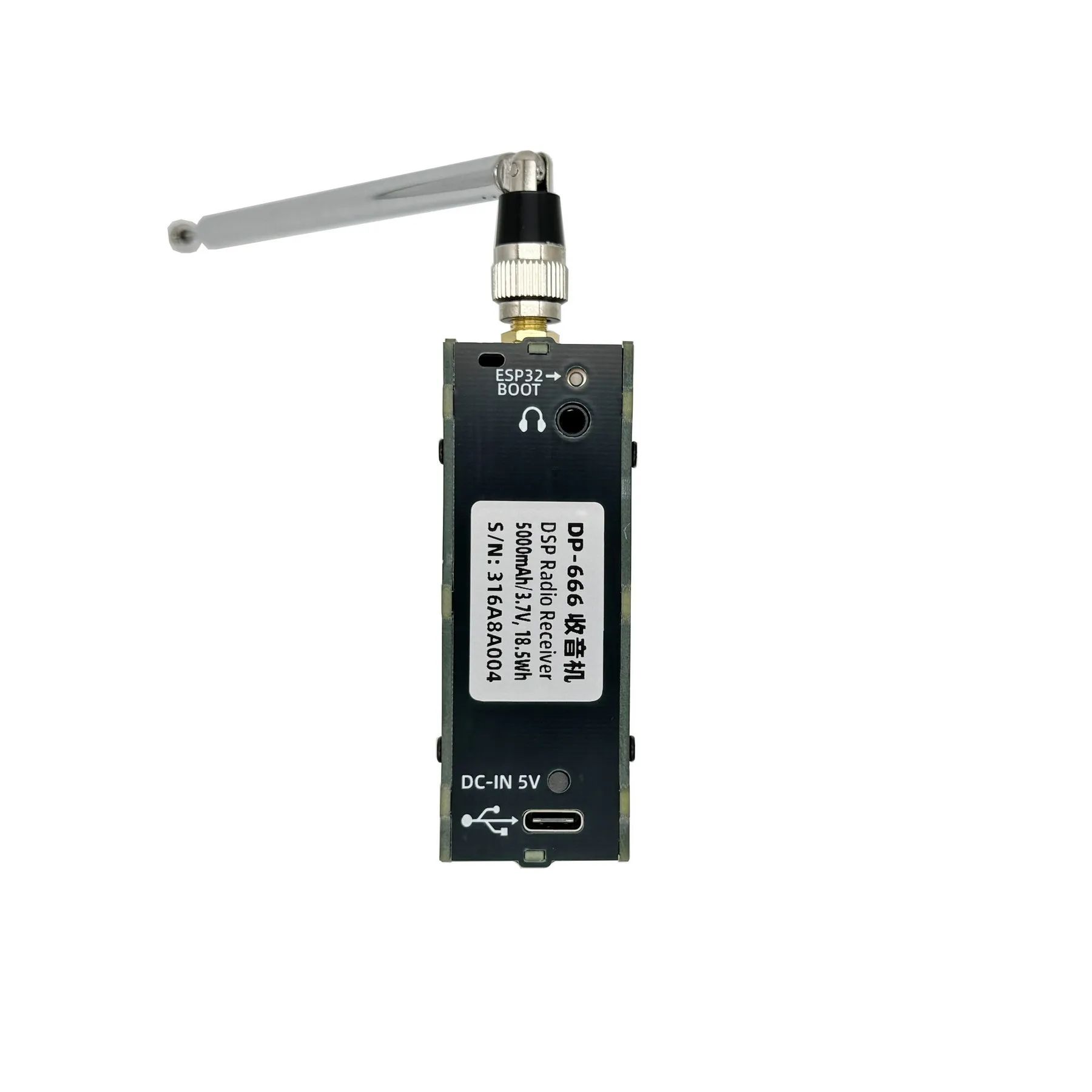 Full Band DSP Radio with High Sensitivity FM AM Shortwave and 2.8 Inch Display