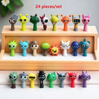 Sprunki 24 Piece Cartoon PVC Mini Figurines Set Collectible Desk Decor & Mini Action Figures