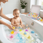 Bath Bombs for Kids with Surprise Inside Natural Organic Kids Bubble Bath Fizzy for Boys and Girls with Fun Bath Toys
