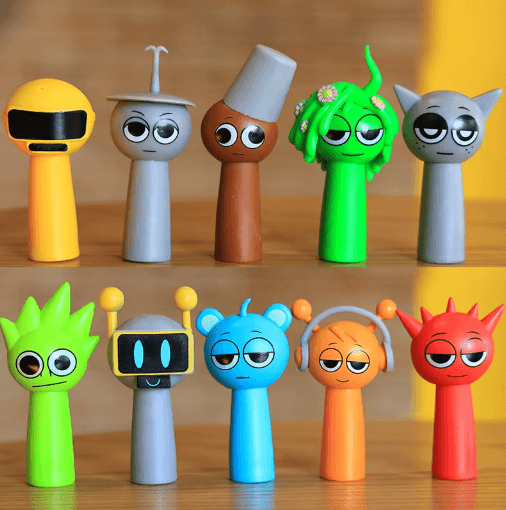 24-Piece Sprunki Doll Set Cartoon PVC Mini Figurines Collection