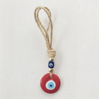 Handcrafted Evil Eye Wall Hanging Glass Protection Charm
