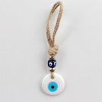 Handcrafted Evil Eye Wall Hanging Glass Protection Charm