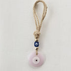 Handcrafted Evil Eye Wall Hanging Glass Protection Charm