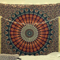 Bohemian Mandala Tapestry Wall Hanging for Hippie Room Decor