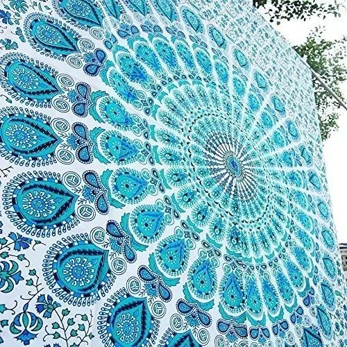Bohemian Mandala Tapestry Wall Hanging for Hippie Room Decor