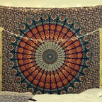 Bohemian Mandala Tapestry Wall Hanging for Hippie Room Decor
