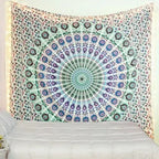 Bohemian Mandala Tapestry Wall Hanging for Hippie Room Decor
