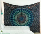 Bohemian Mandala Tapestry Wall Hanging for Hippie Room Decor