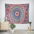 Bohemian Mandala Tapestry Wall Hanging for Hippie Room Decor