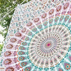 Bohemian Mandala Tapestry Wall Hanging for Hippie Room Decor