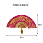 Nordic Woven Wall Fan Decor Handwoven Seaweed Boho Wall Hanging