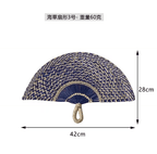 Nordic Woven Wall Fan Decor Handwoven Seaweed Boho Wall Hanging
