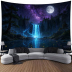 EverScape Waterfall Canyon Wall Tapestry Landscape Wall Hanging Decor