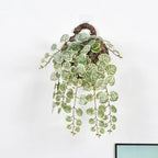 Artificial Eucalyptus Hanging Vines – Tropical Fake Rattan Wall Decor for Home, Wedding & Balcony