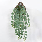 Artificial Eucalyptus Hanging Vines – Tropical Fake Rattan Wall Decor for Home, Wedding & Balcony