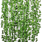 30pcs Artificial Ivy Leaf Hanging Vines – Faux Greenery Garland for Home, Wedding & Wall Decor