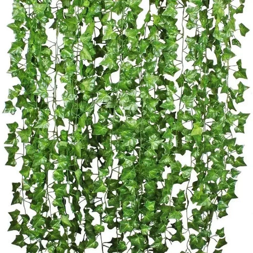 30pcs Artificial Ivy Leaf Hanging Vines – Faux Greenery Garland for Home, Wedding & Wall Decor