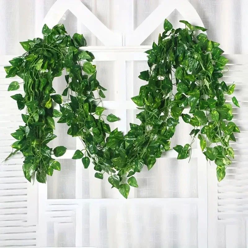 30pcs Artificial Ivy Leaf Hanging Vines – Faux Greenery Garland for Home, Wedding & Wall Decor