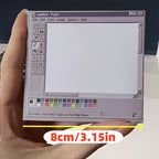 Vintage Computer Sticky Notes Sheet Retro Drawing Memo Pad
