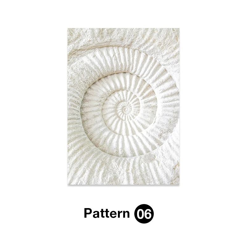 Tropical Ocean Shell Canvas Wall Art Summer Beach Aesthetic Print