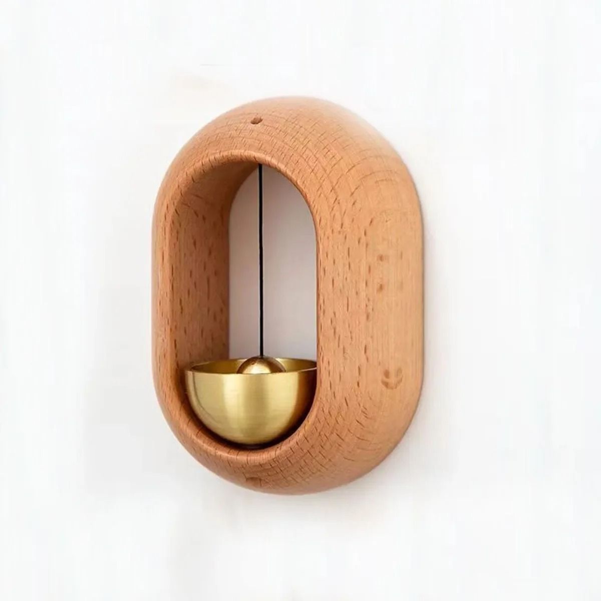 Magnetic Wooden Door Chime Bell Minimalist Shop Entry Wind Chime
