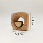 Magnetic Wooden Door Chime Bell Minimalist Shop Entry Wind Chime