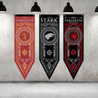 Game of Thrones Inspired Medieval Banner Tapestry Wall Hanging 17.7x59.1in