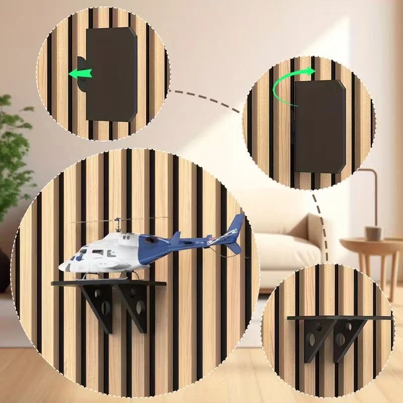 Soundproof Foam Panel Mounting Bracket for Office and Studio Walls