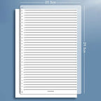 Transparent Calligraphy Stencil Ruler Template for Handwriting Practice