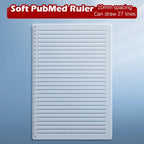 Transparent Calligraphy Stencil Ruler Template for Handwriting Practice