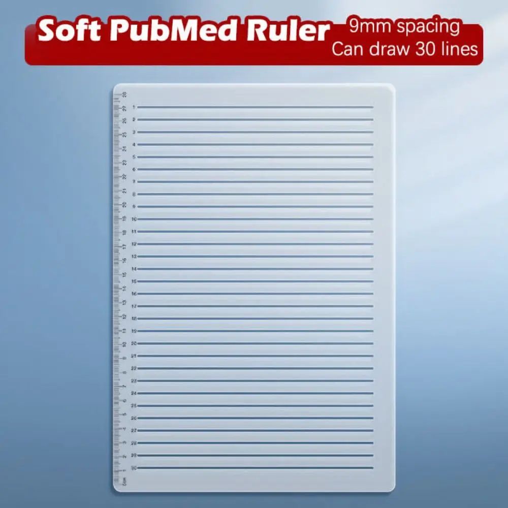 Transparent Calligraphy Stencil Ruler Template for Handwriting Practice