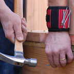 Handyman Magnetic Wristband with Pocket for Holding Screws