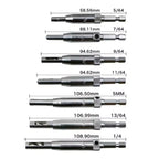Self-Centering Hinge Drill Bits