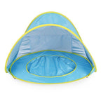 Modern Baby Pop-Up Beach Tent with Pool - Easy Setup Sun Shade for Babies