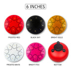 8 Tune Steel Tongue Drum - Portable Hang Drum for Relaxation & Meditation