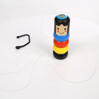 Unbreakable Mr. Immortal Wooden Man Magic Toy – Fun Gift for Kids & Unique Party Trick Toy