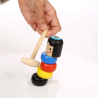 Unbreakable Mr. Immortal Wooden Man Magic Toy – Fun Gift for Kids & Unique Party Trick Toy