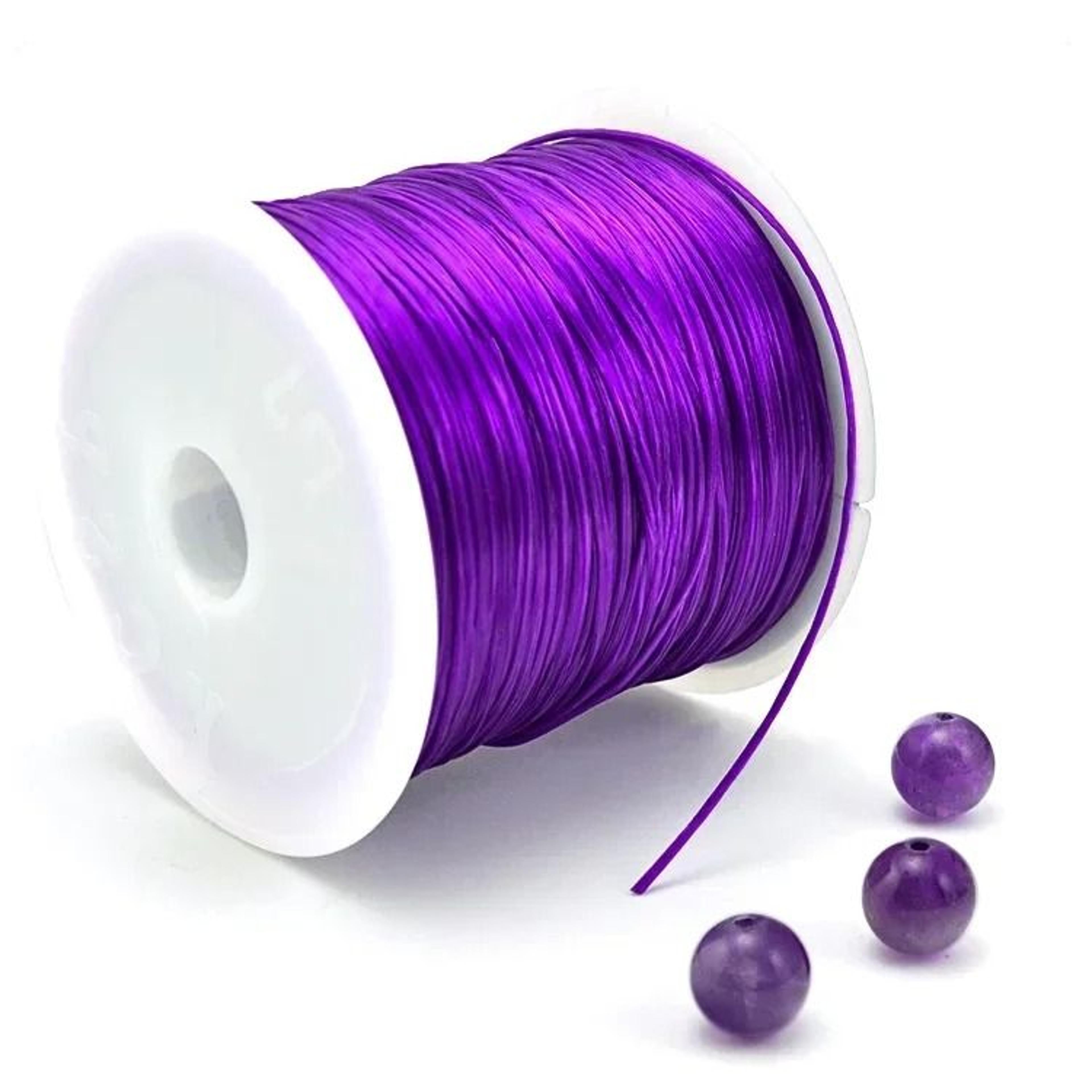 Elastic Crystal Beading Cord 1mm Stretch Thread for Jewelry Making