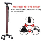 Premium Retractable Adjustable Walking Cane with LED Light for Seniors & Elders