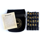 Rune Engraved Healing Stones, Natural Rune Stones Energy Stones for Divination, Fortune-telling & Spiritual Energy Work