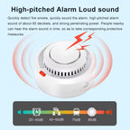 Smart WiFi Smoke Detector Alarm with 85dB Alert and App Control for Home Safety