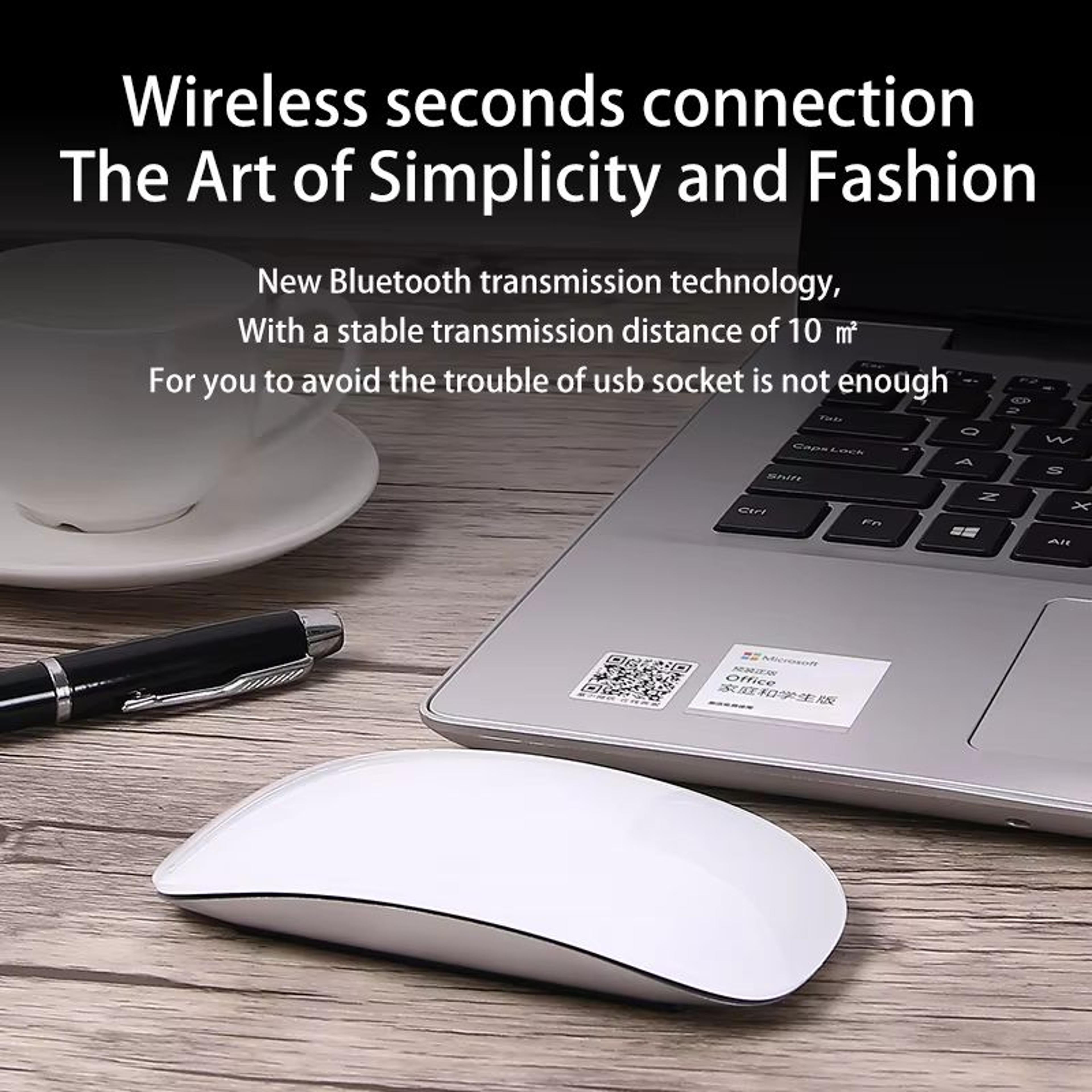 Magic Wireless Mouse Original Official For Apple, Bluetooth Multi-Touch Mouse For Macbook Pro Air Mini Laptop Tablet