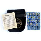 Rune Engraved Healing Stones, Natural Rune Stones Energy Stones for Divination, Fortune-telling & Spiritual Energy Work