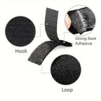 Heavy Weight Hook and Loop Adhesive Mounting Strips – Strong Double-Sided Fasteners for Picture Frames & Wall Hanging