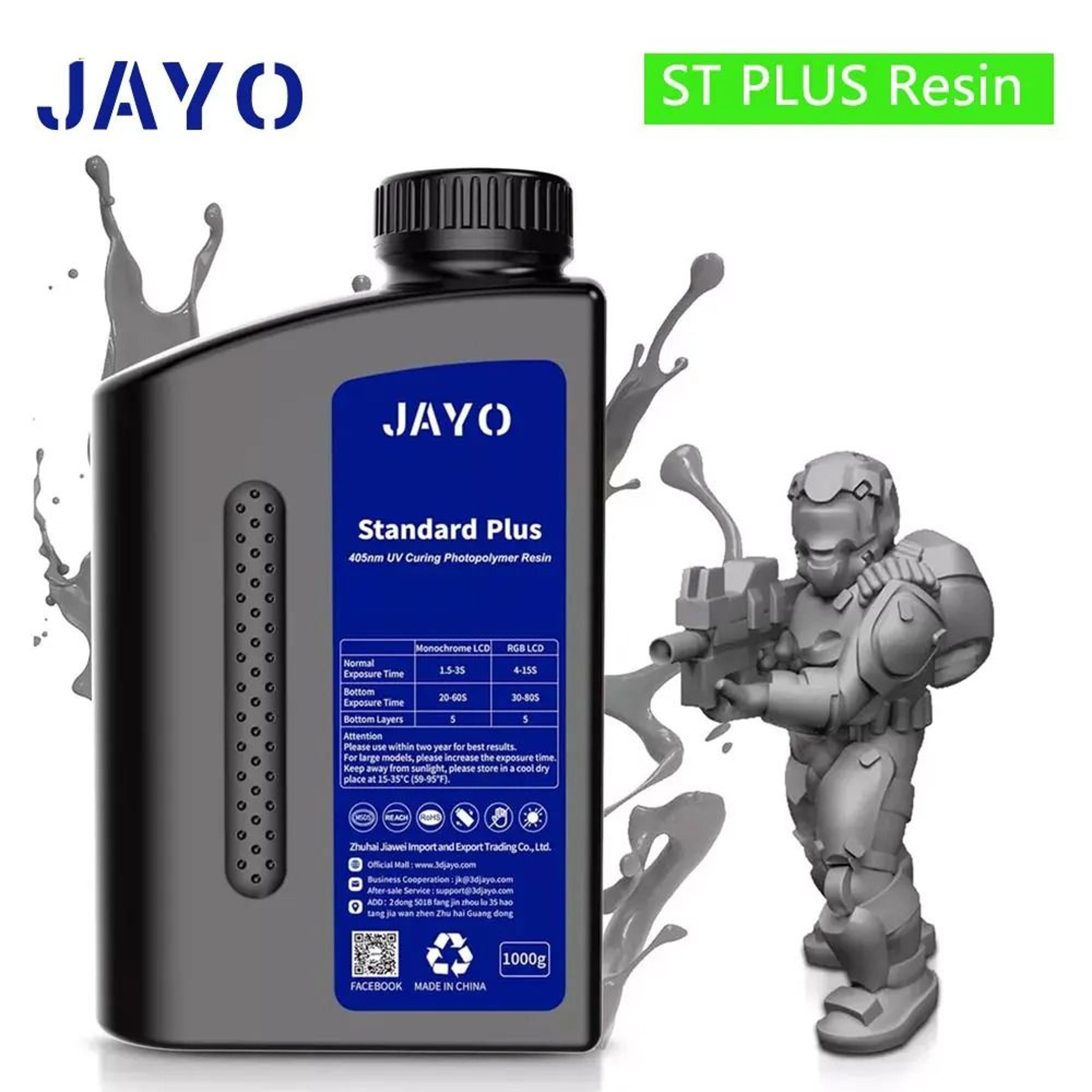 Jayo 3D Printer UV Resin 405nm Standard ABS Like and Water Wash Options